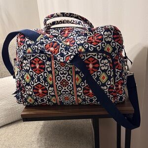 Vera Bradley Weekender Tote Duffle Bag Sun Valley